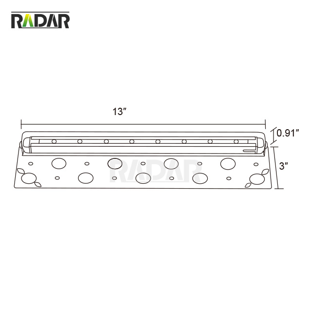 RHL-8502R-ABZ 통합 청동 RGB LED Hardscape 조명